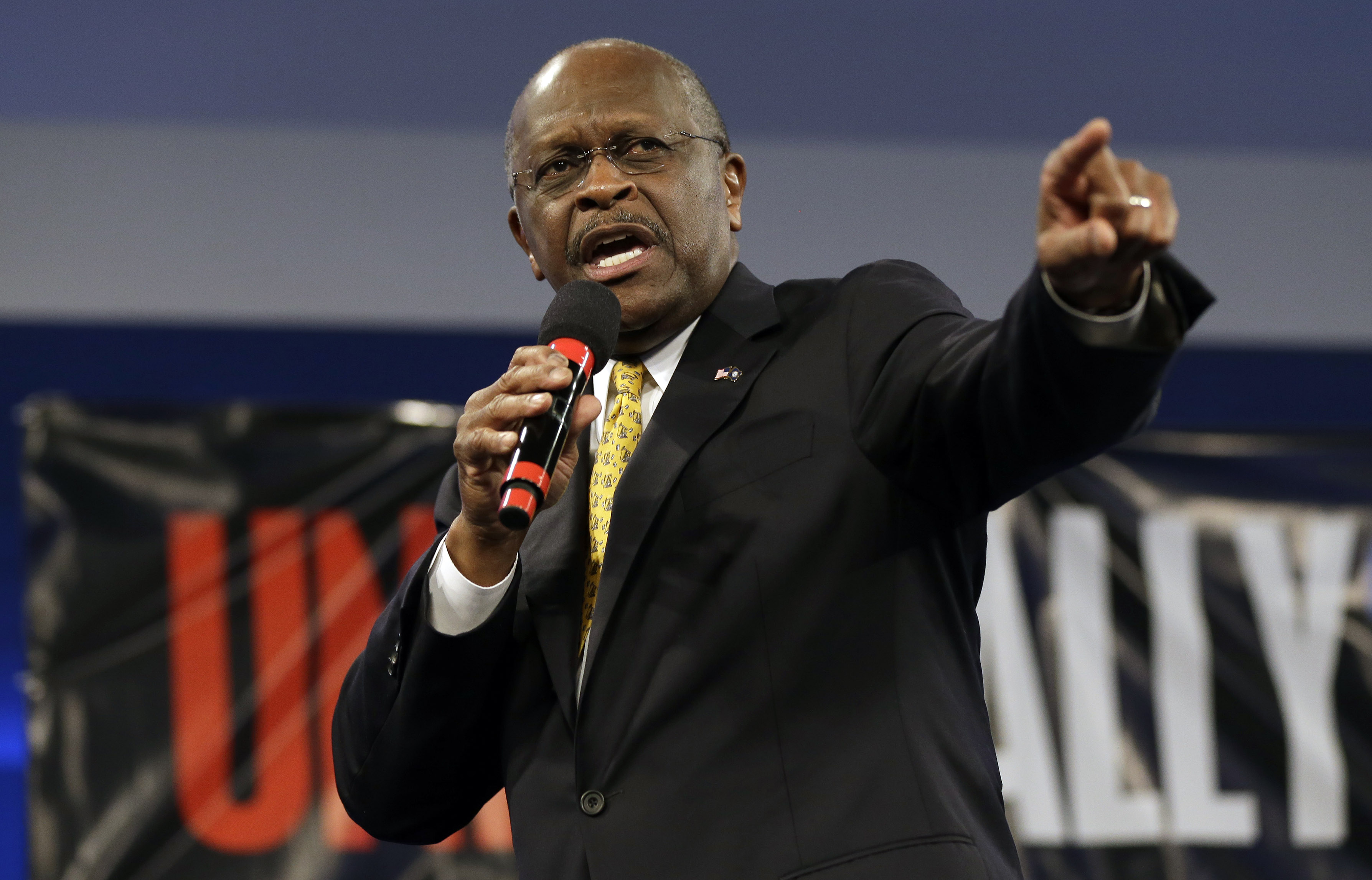 Barack Obama, Mitt Romney, Herman Cain